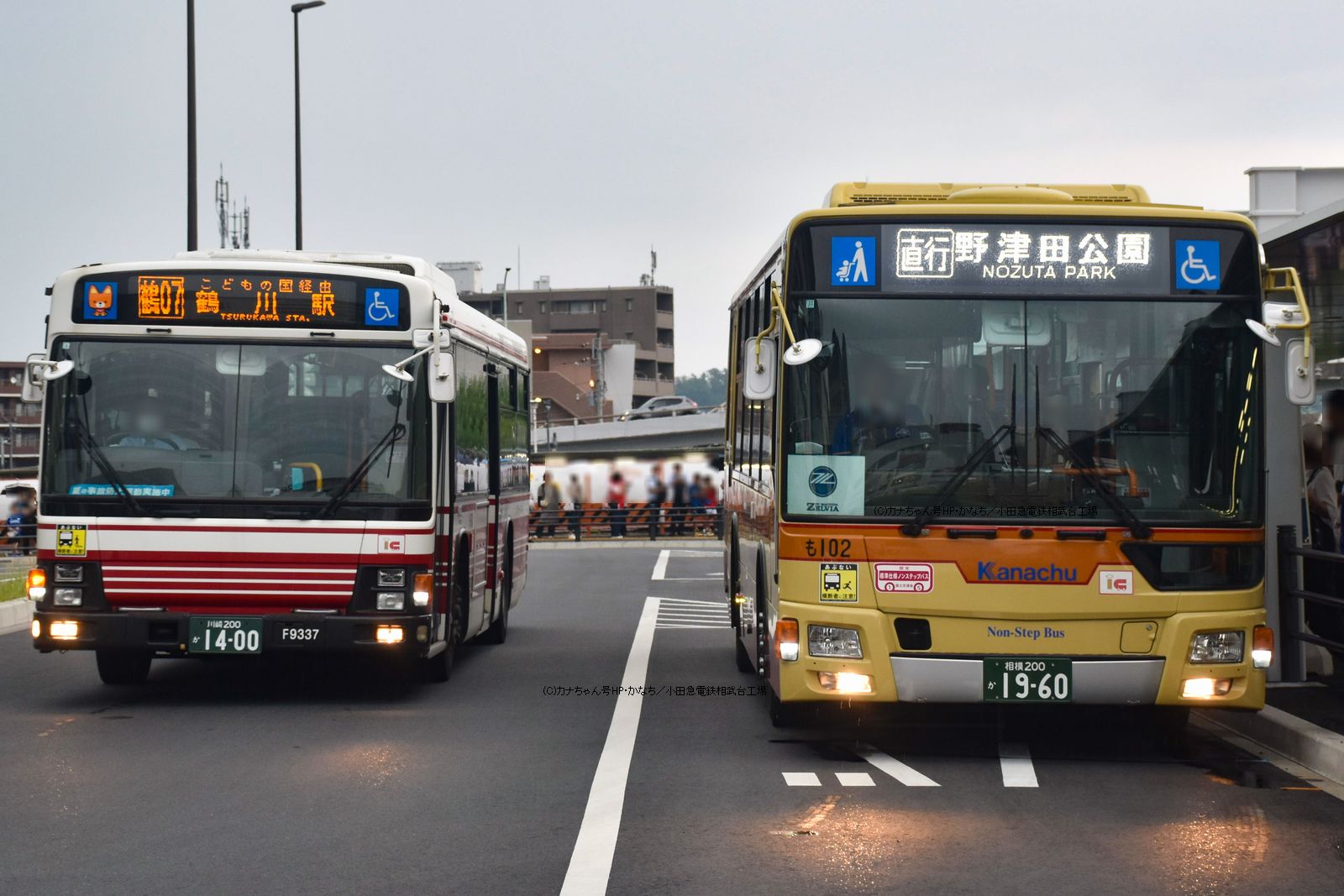 三菱ふそうノンステップバス(2PG-)-Non Step Bus-神奈中バス